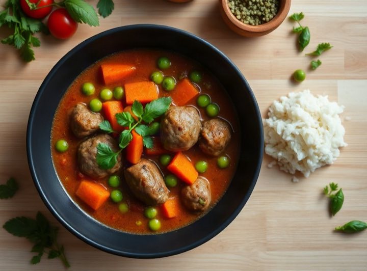 Albóndigas en caldillo de jitomate